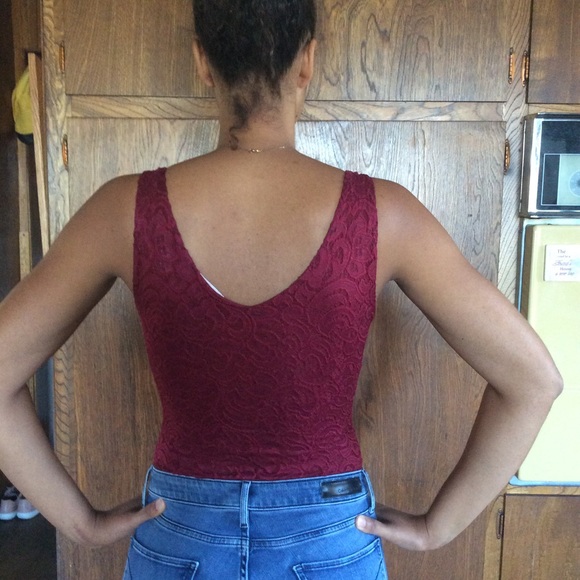 Burgundy Bodysuit - Picture 2 of 7